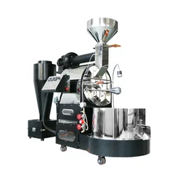 Stainless Steel 1kg-30kg Gas Type and Electric Type Coffee Roasting Equipment Roaster Bean Processing Machine