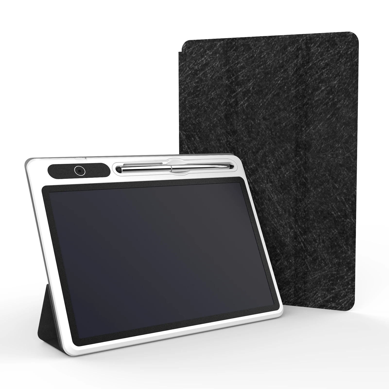 LCD Writing Tablet 10.1 Inch  Drawing Pad Business Handwriting Board with PU Cover Magnetic Stylus for Office Businessman