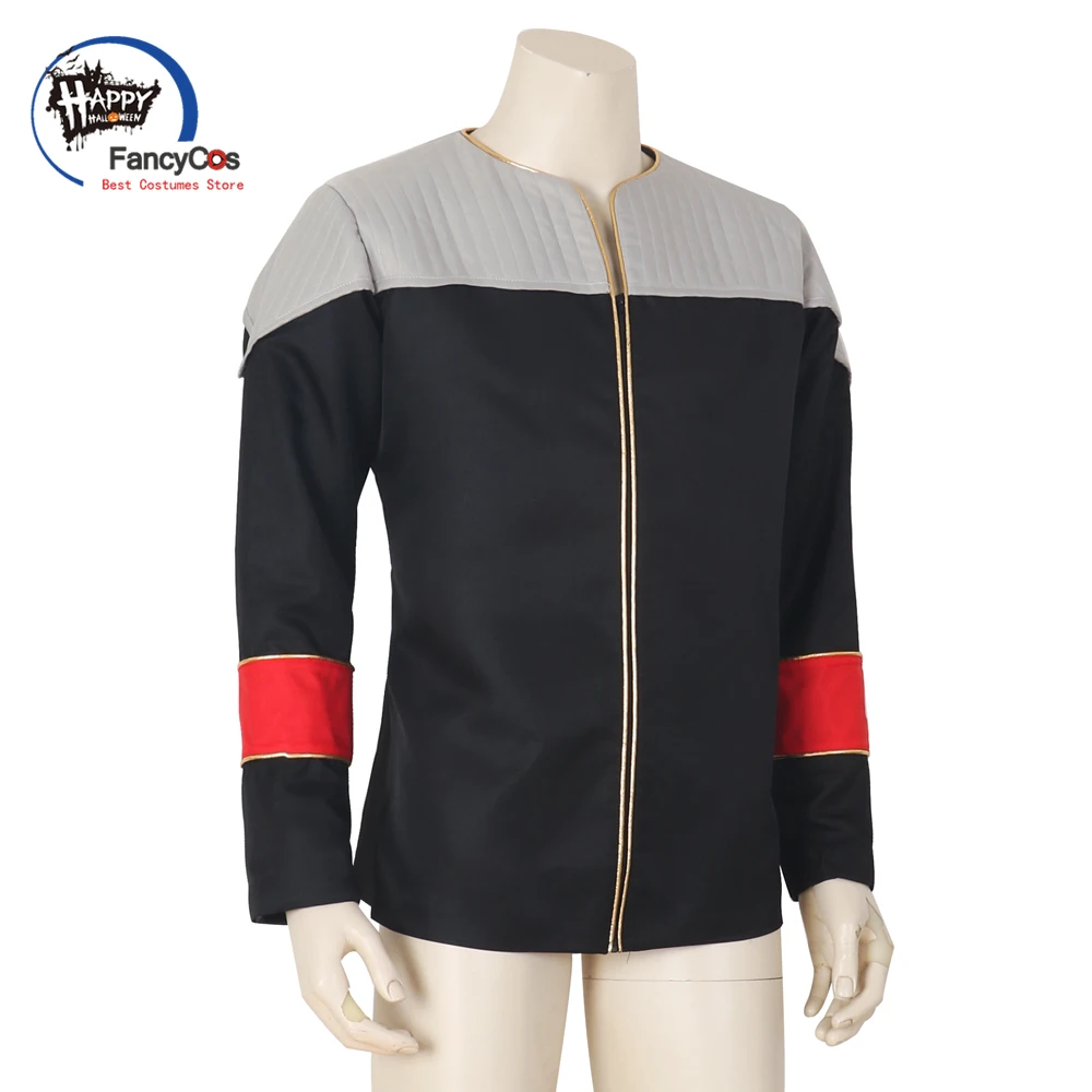 Picard Jacket Cosplay Costume Star Anime Trek Captain Picard Uniform First Contact Deep Space Nine Nemesis Starfleet Uniform Kid