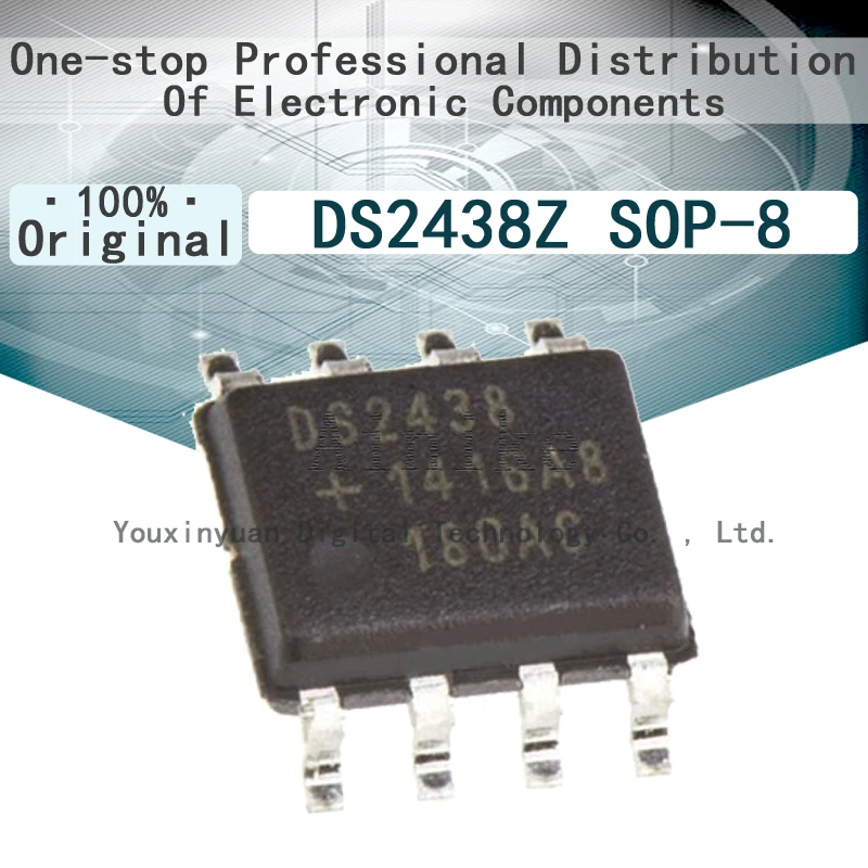 

10/Pcs New Original DS2438 DS2438Z SOP-8 Intelligent battery controller IC Chip SOIC-8