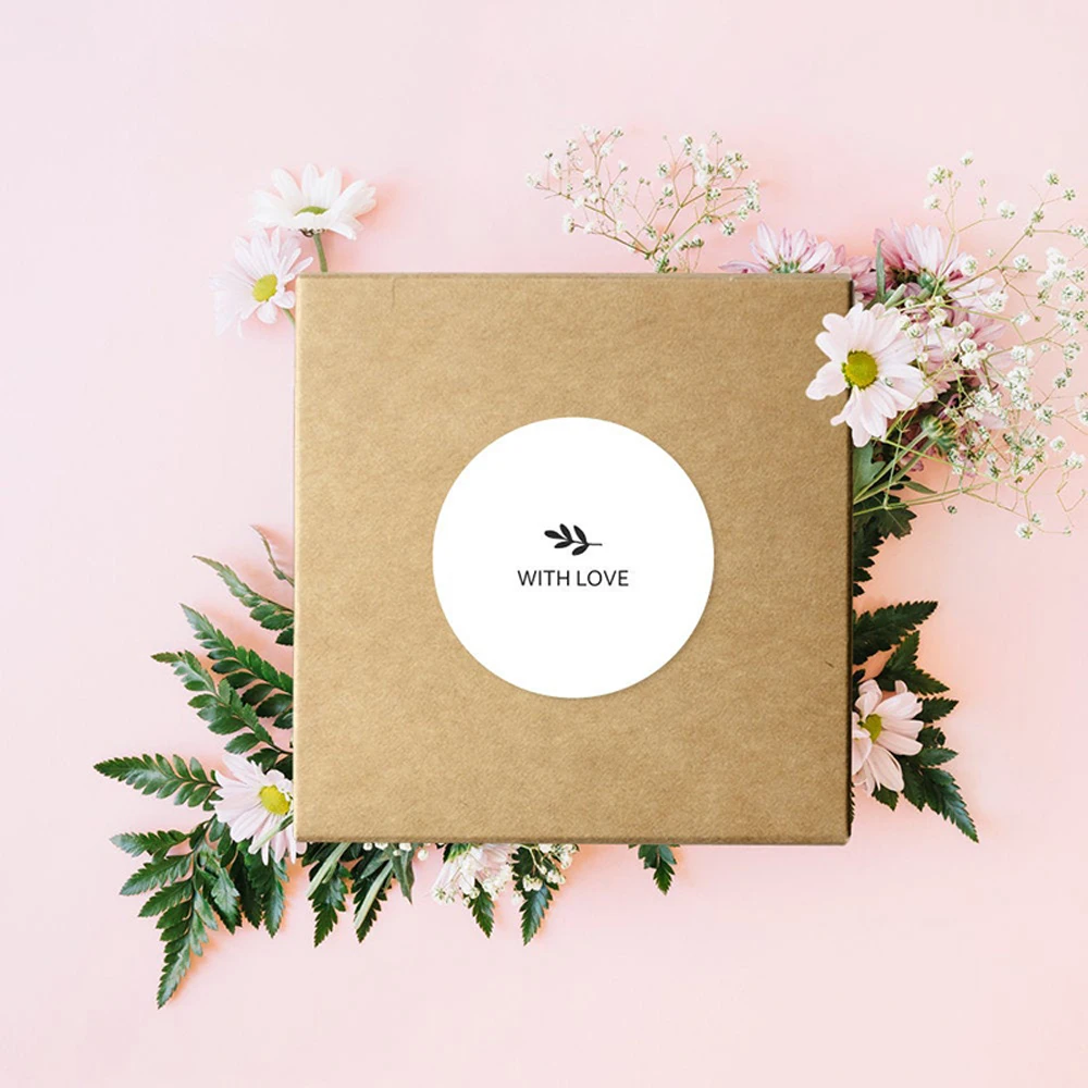 3/5/7/9cm circular Custom Sticker and Customized Logos Wedding Birthday Baptism Stickers Design Your Own Personalize Stickers