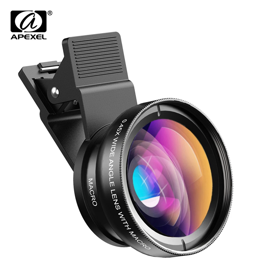 APEXEL 12.5X Macro & 0.45X Wide-Angle Phone Lens 1