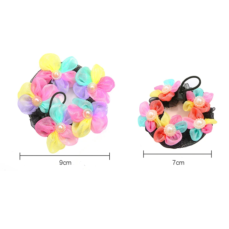 1PCS Hair Invisible Hairnet Net Pocket Headband Children Ballet Dance Headwear Hair Headdress Girl Hair Accessories Headpiece