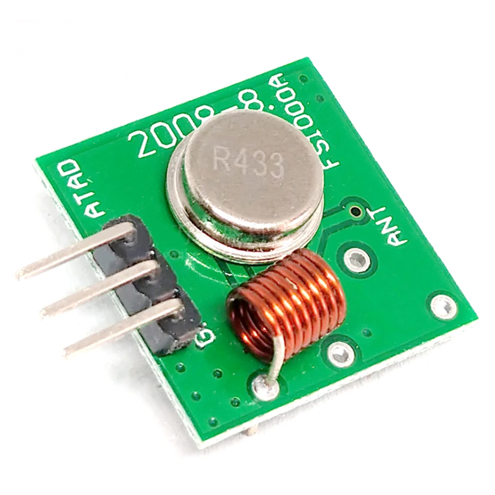 For Arduino Raspberry Pi  ARM MCU WL Diy Kit DC 5V 433Mhz RF Wireless Transmitter Module And Receiver Kit