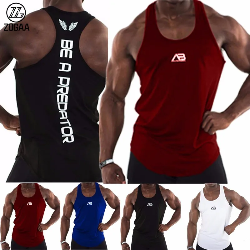 ZOGAA Gym Workout Quick Drying Men Sport Vest