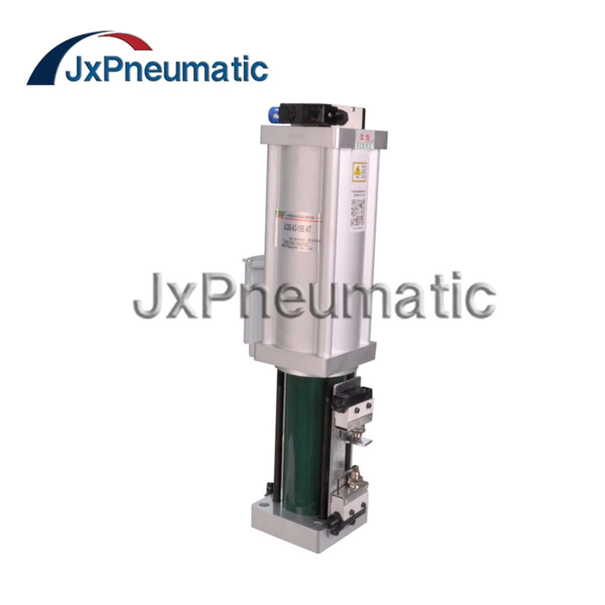 Cylinder bore 63 Pneumatic Pressurization tool cylinder 3.5T 4.5T 6T boosting stoke 15MM play Knife cylinder JLDD-3.5T-15-LH-F2