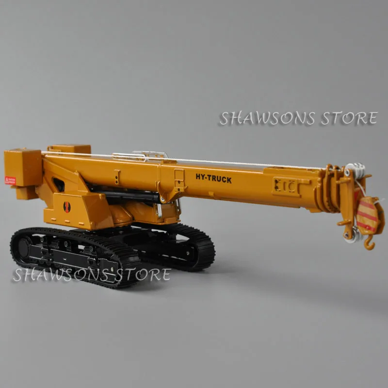 1:50 Scale Diecast Metal Construction Vehicle Model Toy Crawling Crane Truck Miniature Replica Collectible