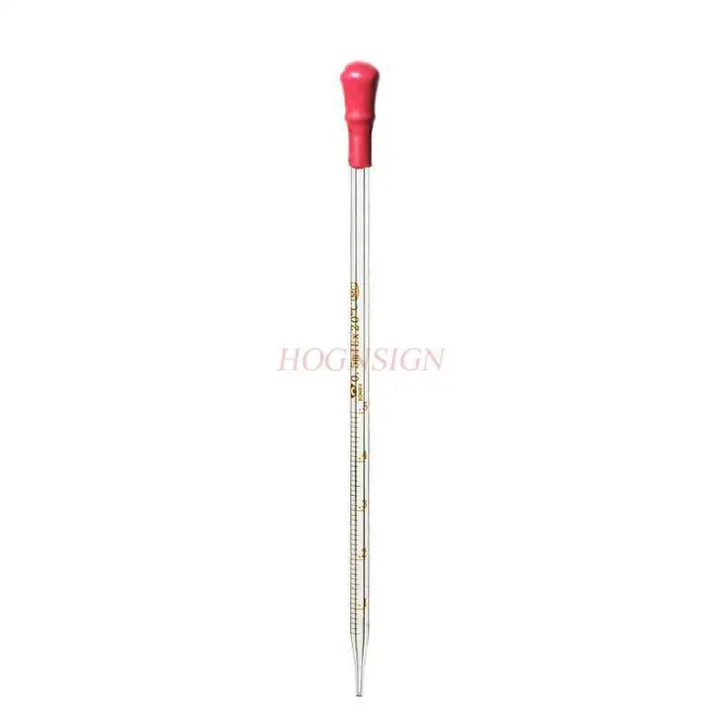 Glass graduated dropper with rubber suction ball chemical experiment equipment 0.5ml1ml2ml3ml5ml