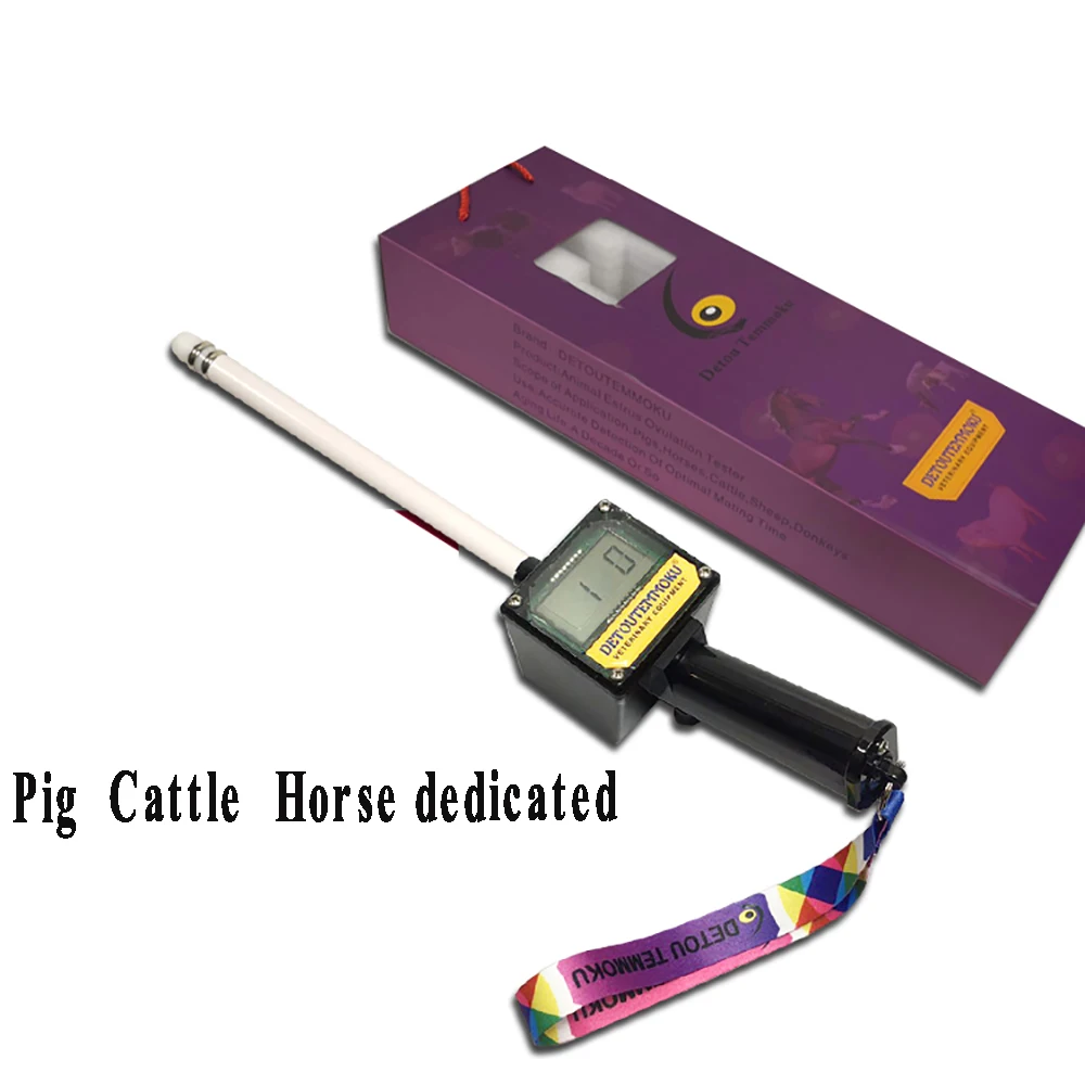 1Set Pig Sheep Horse Cow Veterinary Estrus Detection Ovulation Tester Artificial Insemination Instrument Livestock Vet Tools