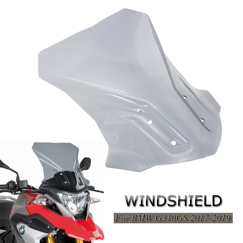 

Motorcycle WindScreen Windshield Viser VIsor Fits For BMW G310GS G310 GS 2017-2019 17'-19' Double Bubble Screen