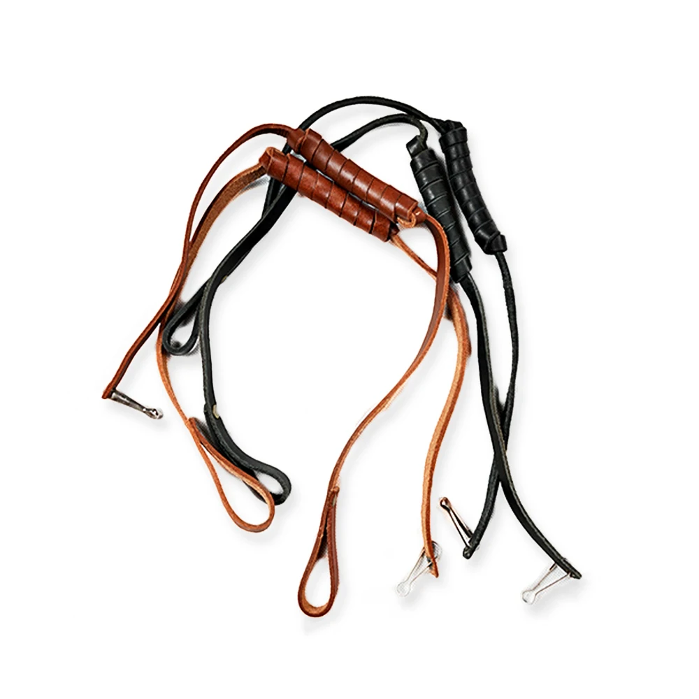 

ORIGINAL CHINESE ARMY PLA PISTOL LEATHER SLING LANYARD KEYCHAIN Cowhide Rope