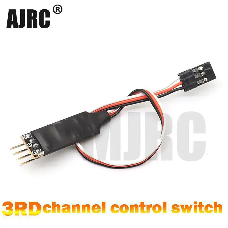 MJRC 3RD model samochodu światła 3 kanałowy panel przełączników światła LED system 3CH wyłącznik zdalnego sterowania kontroler światła samochodu FUTABA TQI