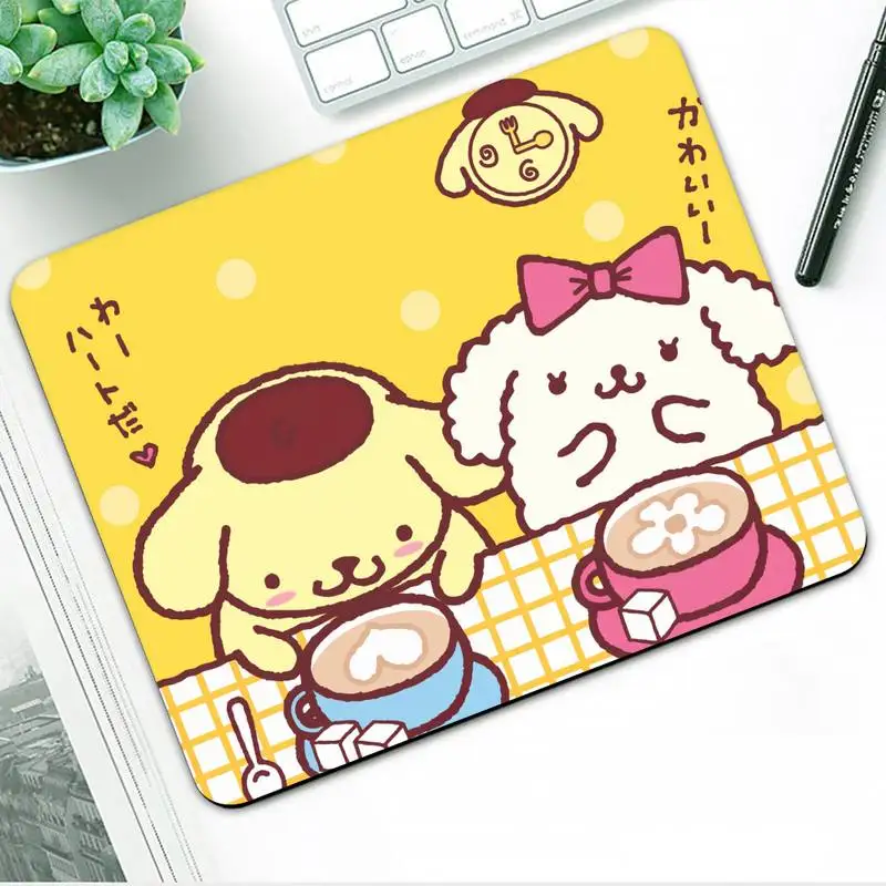 Cute pompompurin Mouse Pad table Rug PC Laptop Computer IPAD Notebook Rubber Wholesale Mat