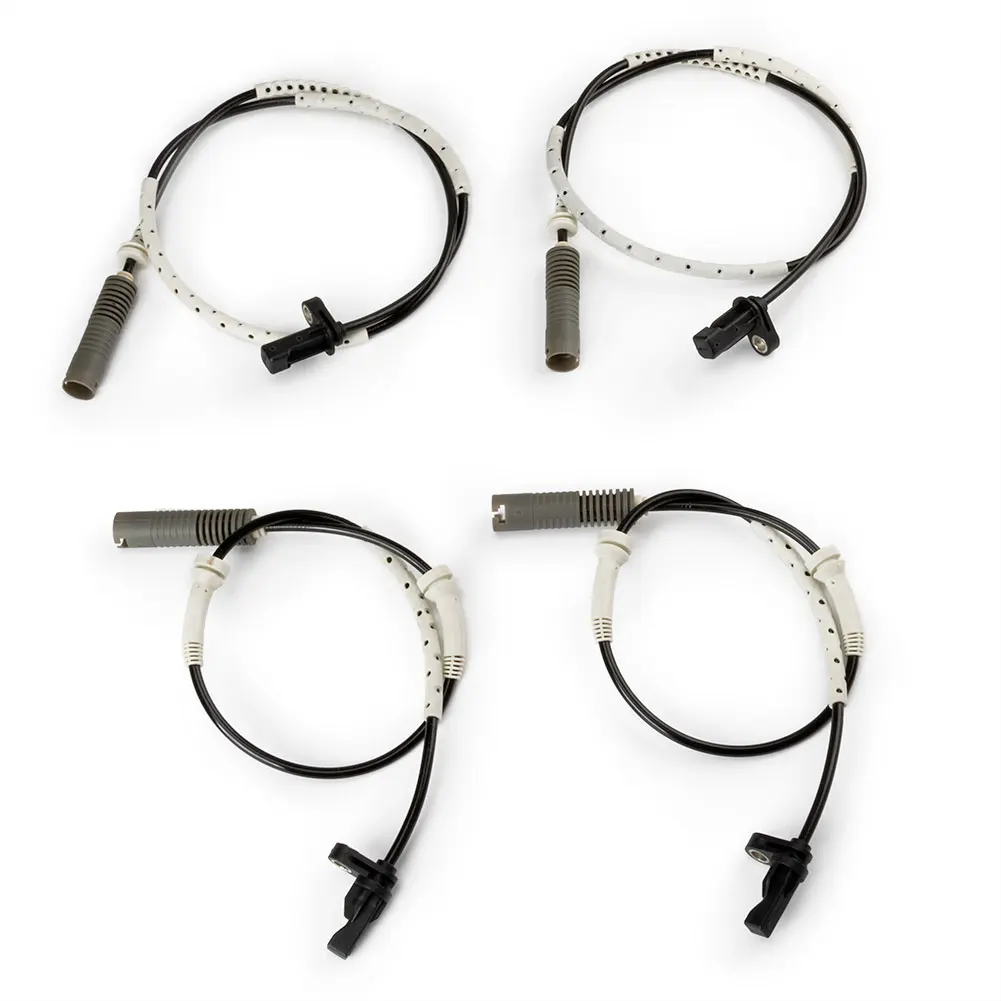 

4Pcs Front Rear Wheel Speed Wear ABS Sensor For BMW 1 3 Series E81 E82 E87 E90 E91 E92 E93 2004-2012 34526760424 34526760425