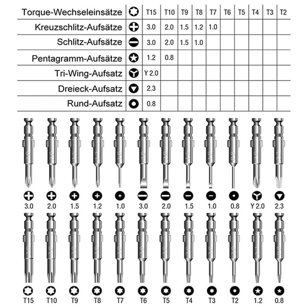 Mini Jeu de Tournevis de Précision, 25 en 1, Torx Électronique, Kit d'Outils de Réparation d'Ouverture pour iPhone, Tablette PC, Outils à Main AA