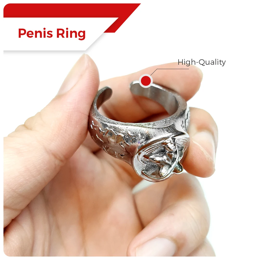 

Sexy Lady Metal Penis Ring BDSM Slave Male Cock Rings Delay Ejaculation Cockring Chastity Cage 18+ Gay Ladyboy Sex Toys For Men