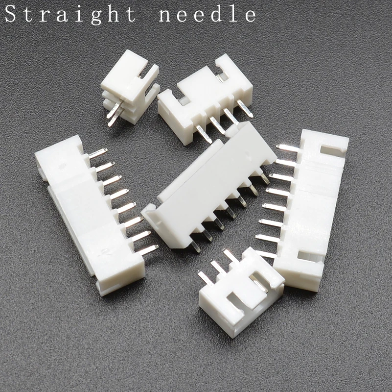 50pcs/lot XH2.54 male right angle material Connector Leads pin Header 2.54mm XH-AW 2P 3P 4P 5P 6P 7P 8P 9P 10P 11P 12P 13P 14P