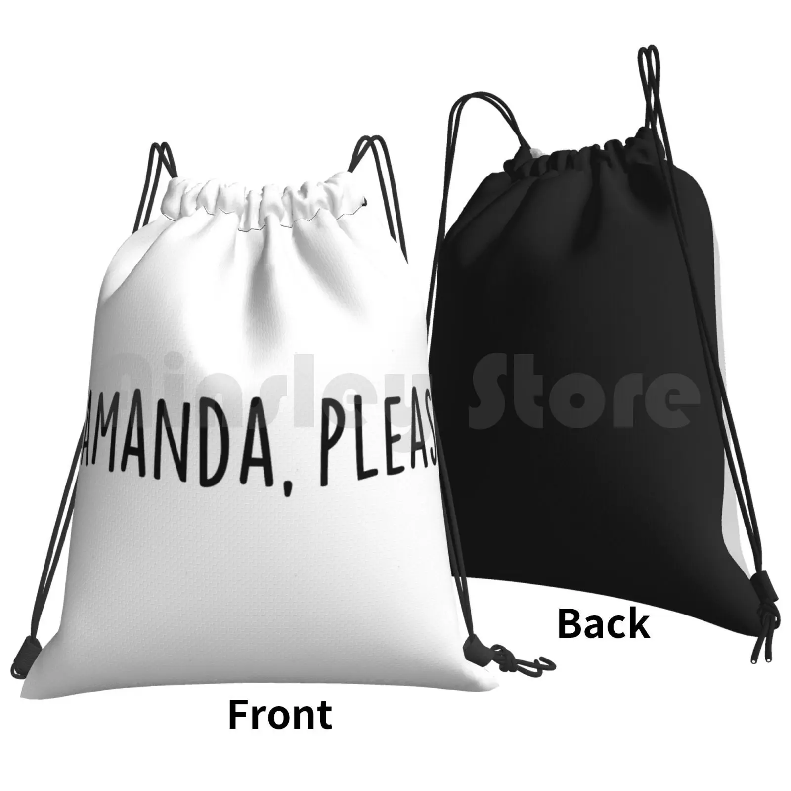 Penelope Taynt-The Amanda Show Backpack Drawstring Bag Riding Climbing Gym Bag Amanda Please The Amanda Show Penelope Taynt