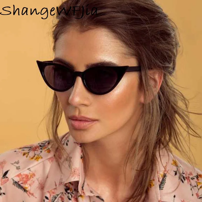 Clearance sale Small cateye cute sexy retro ms.man colorful Women Cat Eye Sunglasses vintage sun glasses oculos de sol UV400