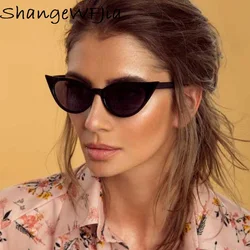 Clearance sale Small cateye cute sexy retro ms.man colorful Women Cat Eye Sunglasses vintage sun glasses oculos de sol UV400
