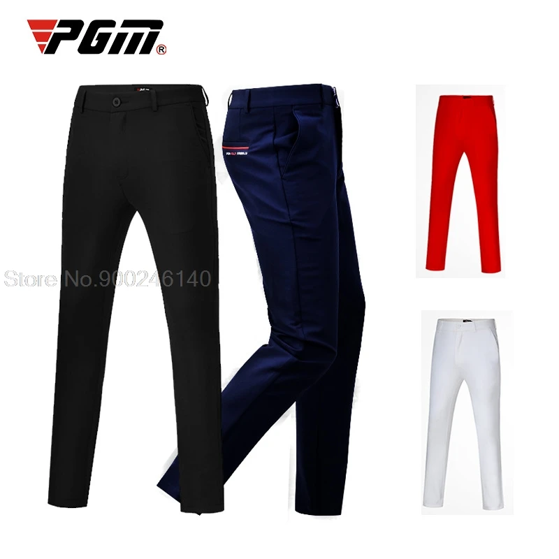 PGM-pantalones de Golf de alta elasticidad para hombre, pantalón largo de tenis de Golf, informal, ajustado, suave, deportivo, XXS-XXXL, primavera y