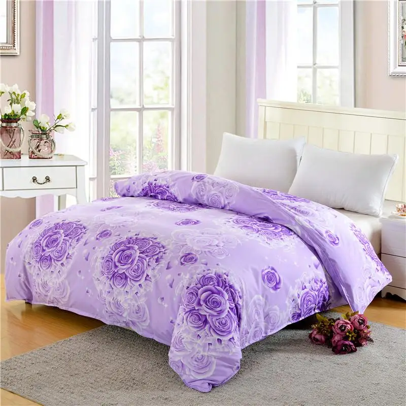 51  new 1 pc 100% Polyester Duvet Cover Pastoral Style Active Printing sets Hot Queen Twins Quilt Cover can be customized