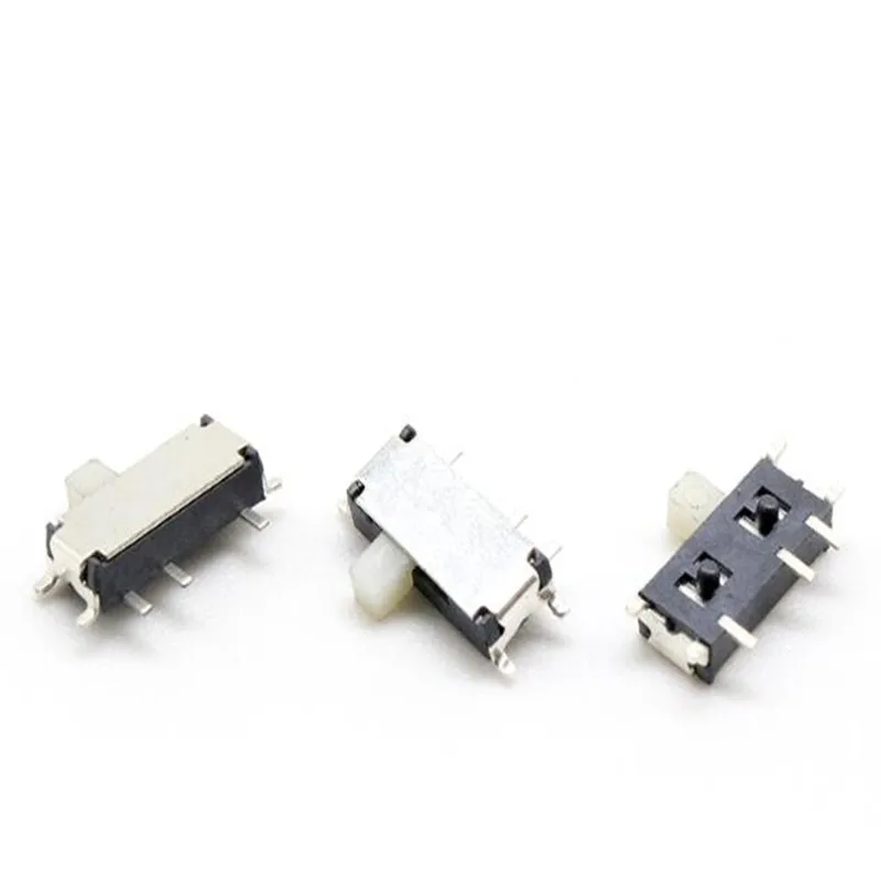 50pcs/lot Mini 7-Pin On/Off 1P2T SPDT MSK-12C02 SMD Toggle Slide Switch For MP3 MP4