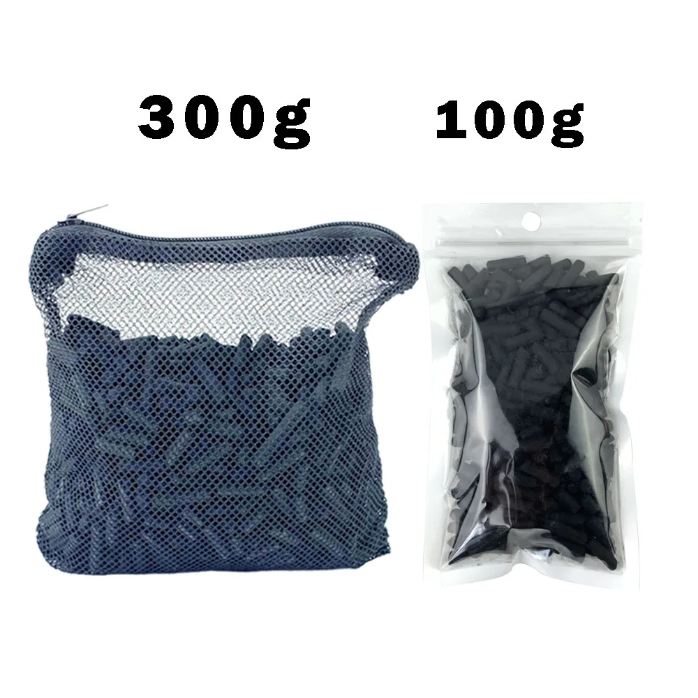100g 300g Aquarium Filter Activated Carbon Strong Filtration Fish Tank Water Filter Charcoal Pellets Purify Water Purification