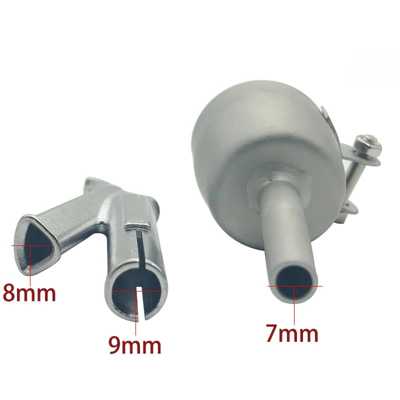 2pc/set Speed Welding Nozzles 5mm Standard Nozzle And 8mm Speed Welding Nozzle Triangular For Vinyl PVC Plastic Hot Heat Air Gun