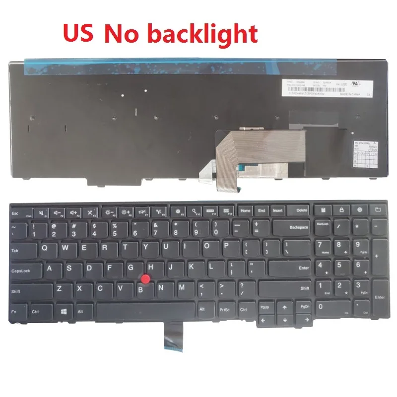 US/UK/SP/FR/GR  laptop keyboard for Lenovo ThinkPad E540 E531 T540 W540 W541 T550 W550 L540 L560 T540P T560 P50S L570 NO backlit