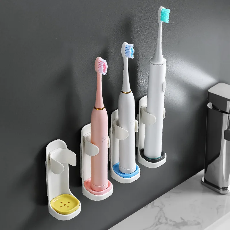 Creative Traceless Universal Electric Toothbrush Holder Stand Rack Wall Mount Tooth Brush Stander Body Base Bathroom Accessories