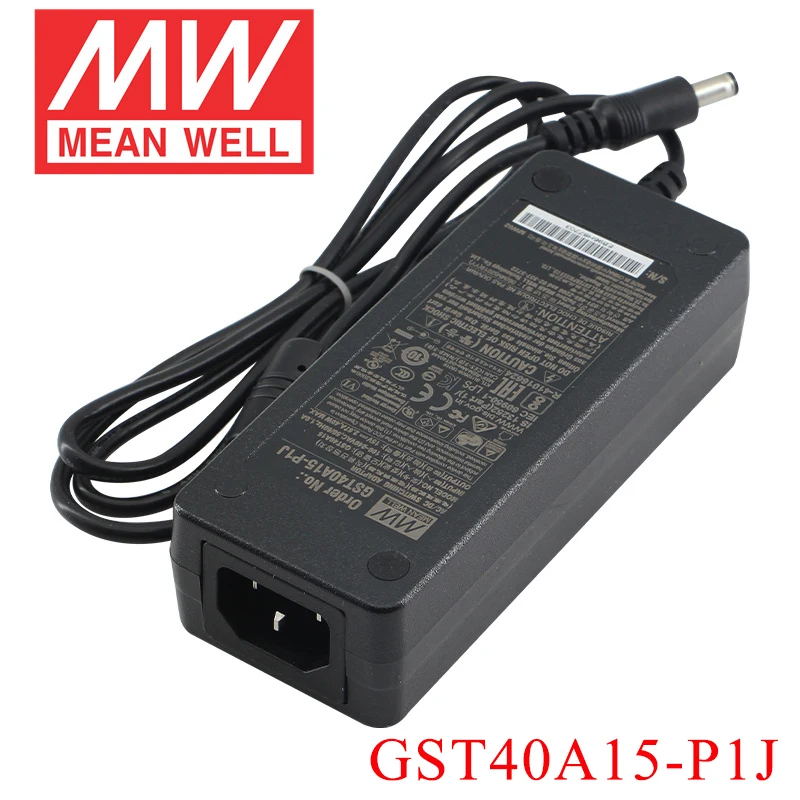 MEAN WELL GST40A Adapter 40W Industrial Power Supply 5V 7.5V 9V 12V 15V 18V 24V 28V 48V Charger Meanwell Switching Power Supply