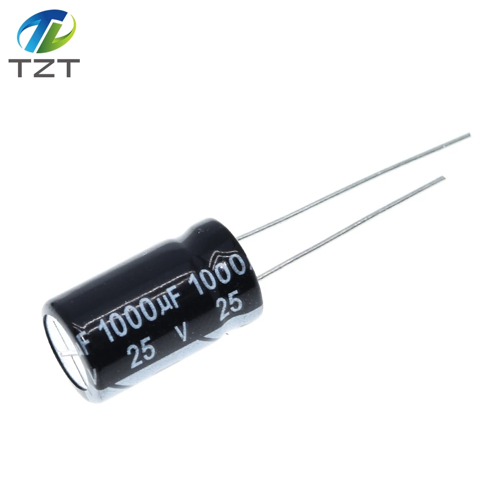 10PCS คุณภาพสูง25V1000UF 10*17Mm 1000UF 25V 17*10 Electrolytic Capacitor