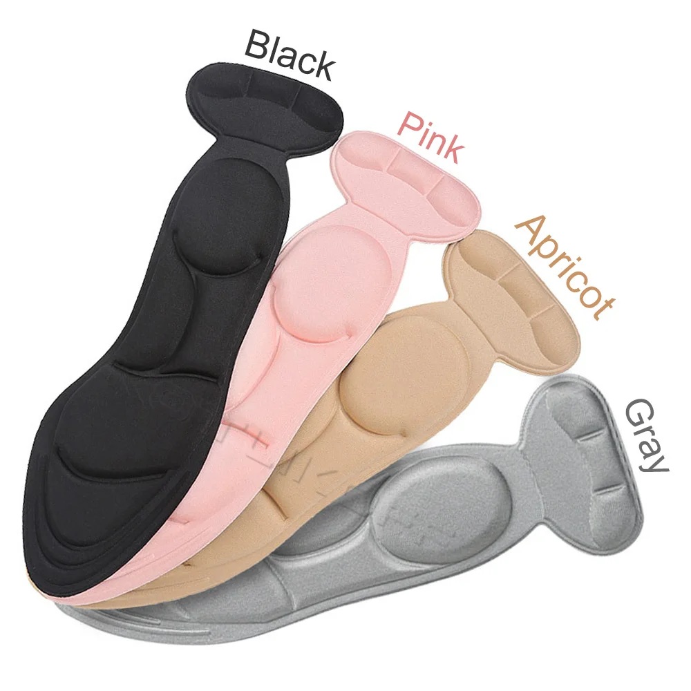 Soft Sponge Insole Pad Inserts Heel Post Back Breathable Anti-slip for High Heel Shoe Thickening Massage Insoles Heel Sticker