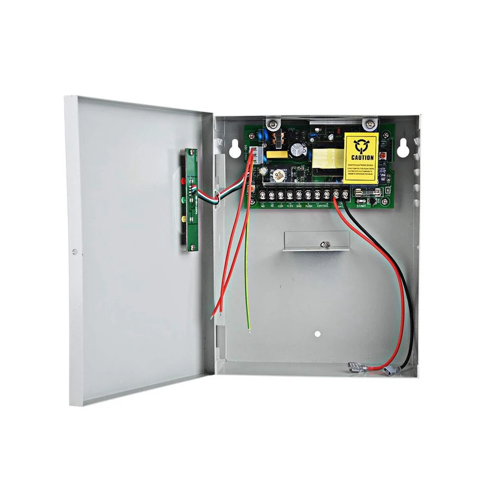 Door Access Control System Switch Power Supply AC 110~240V Delay Time Max 15 Second Frequency Power DC12V 5A 50W