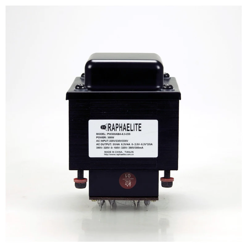 Raphaelite 300W power transformer PW300ABA-6.3-235 6550, 300B regulated filament 2A3, KT88 full bile rectifier