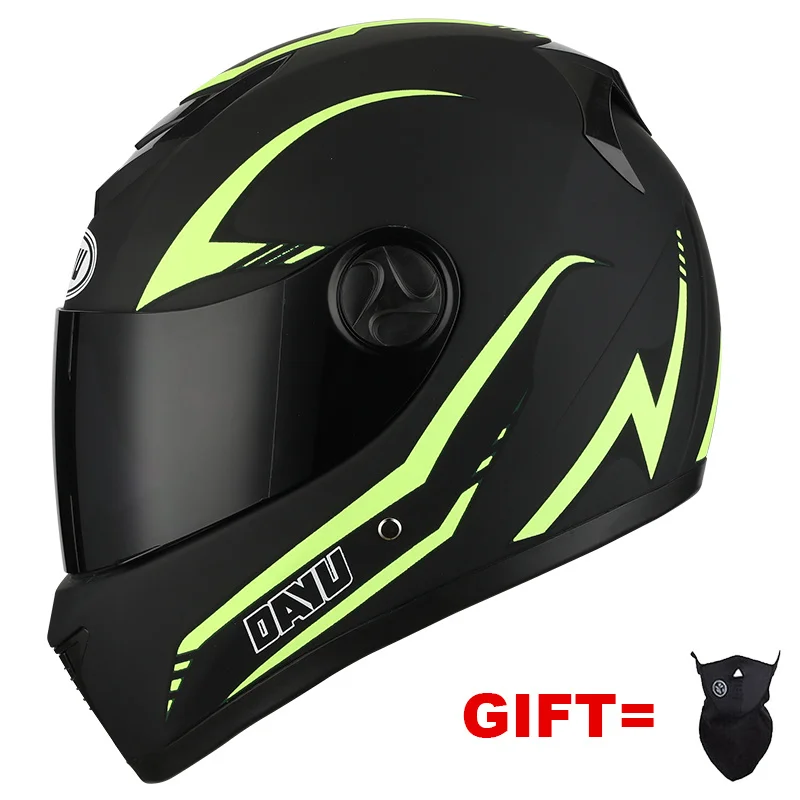 

New 2 Lens Full Face Motorcycle Helmet With Dual Lens Motorbike Helmet For Adults Double Visors For Adults Motocross Casco Moto