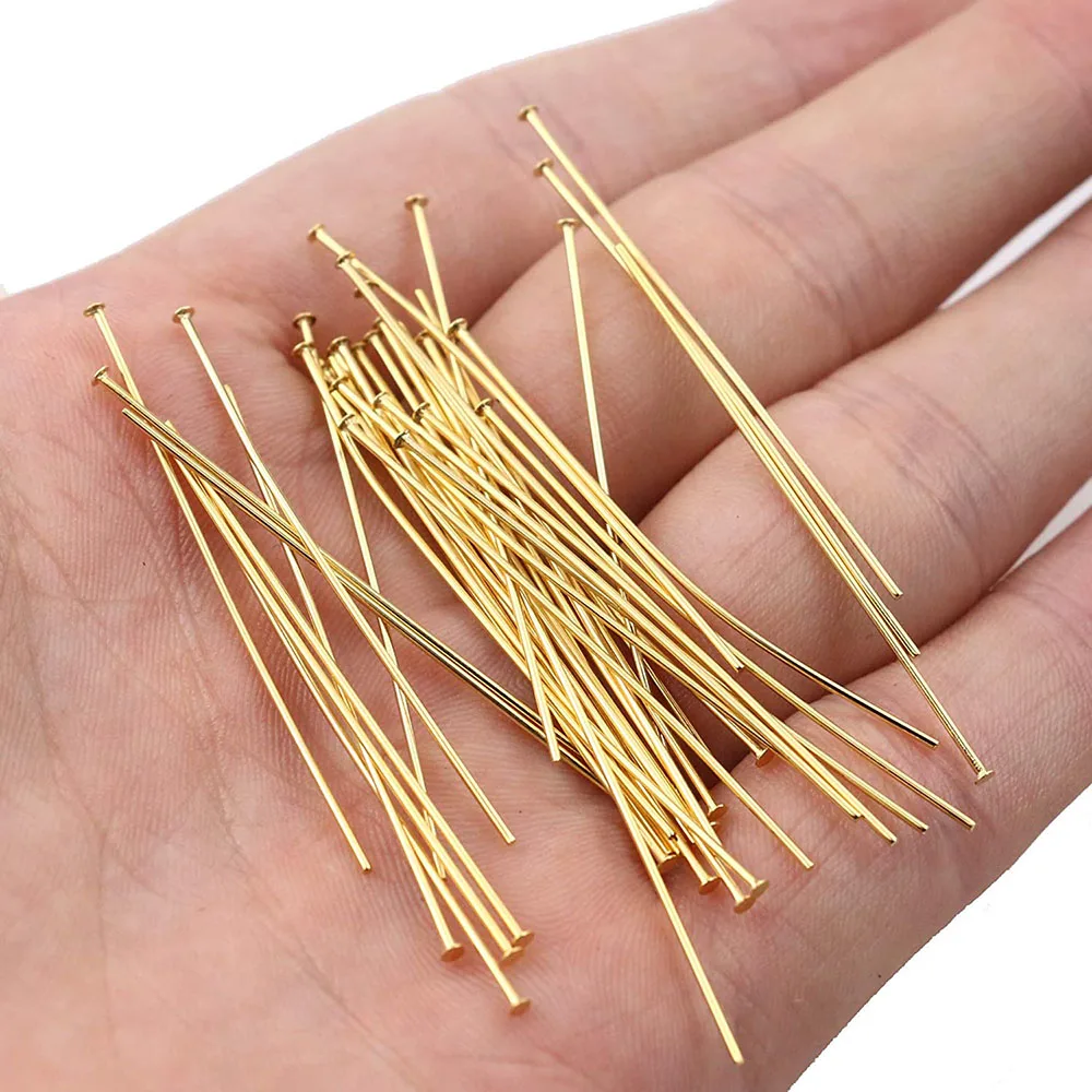 100 Stück/Los, Länge 20 mm/25 mm/30 mm/35 mm/40 mm, Edelstahl-T-förmige Stifte für die Herstellung von Schmuck, Stifte, Zubehör, Durchmesser 0,6 mm. – Detail 3