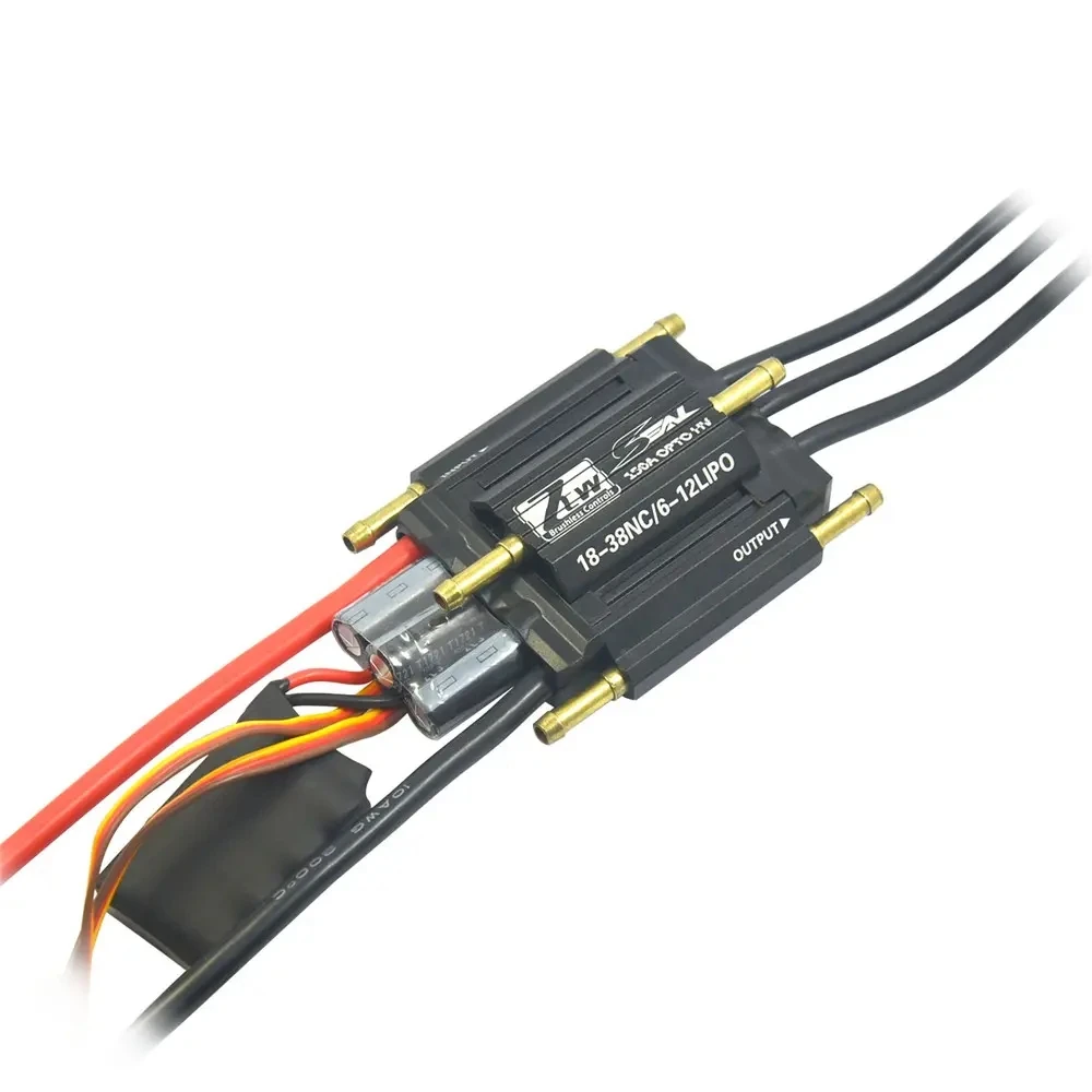 ZTW Seal 150A OPTO HV Metal Brushless Waterproof ESC W/ Water Cooling System for Rc Boat Parts