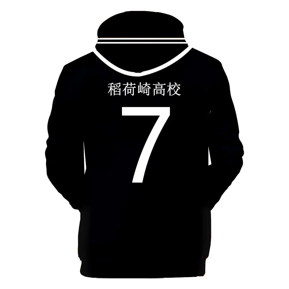 Haikyuu Inarizaki High Miya Atsumu Kita Shinsuke Cosplay Hoodie Adult Hooded Sweatshirt Pullover