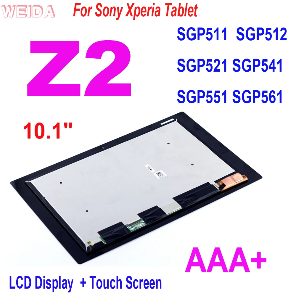 

AAA + 10,1 "ЖК-дисплей для Sony Xperia Tablet Z2 SGP511 SGP512 SGP521 SGP541 SGP551 SGP561 ЖК-дисплей сенсорный экран дигитайзер сборка