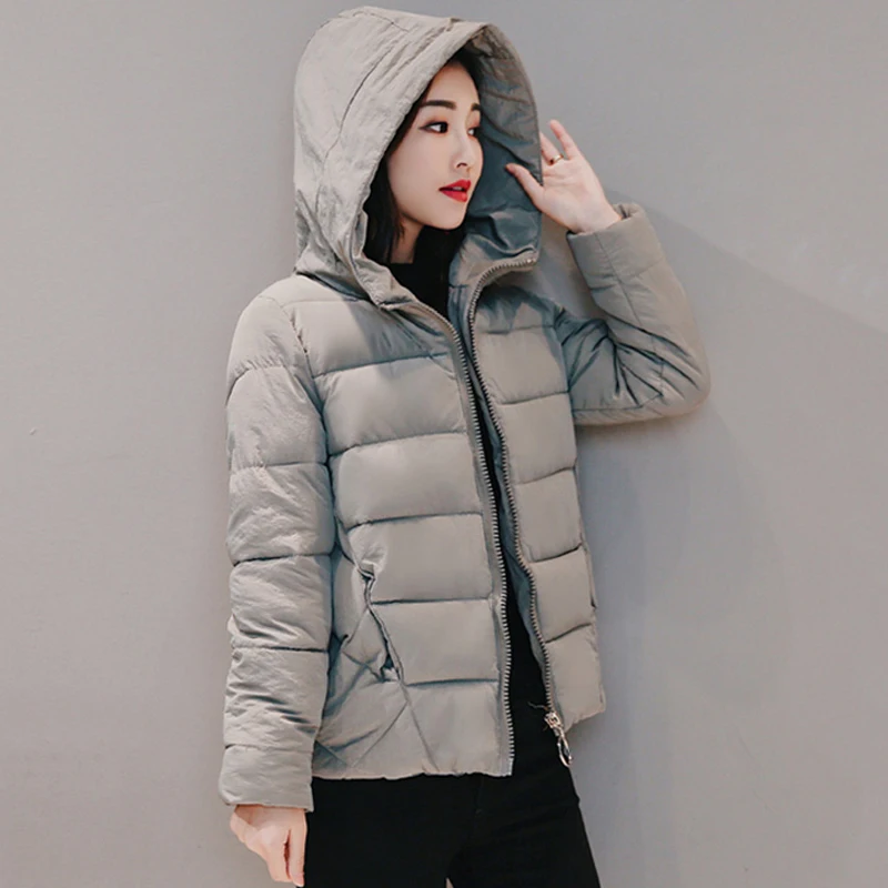 Pop New Winter Short Women's Jacket Large Size 4XL 5XL 6XL 7XL Female Hood Women Parka Plus Size Cotton Down Jacket Autumn