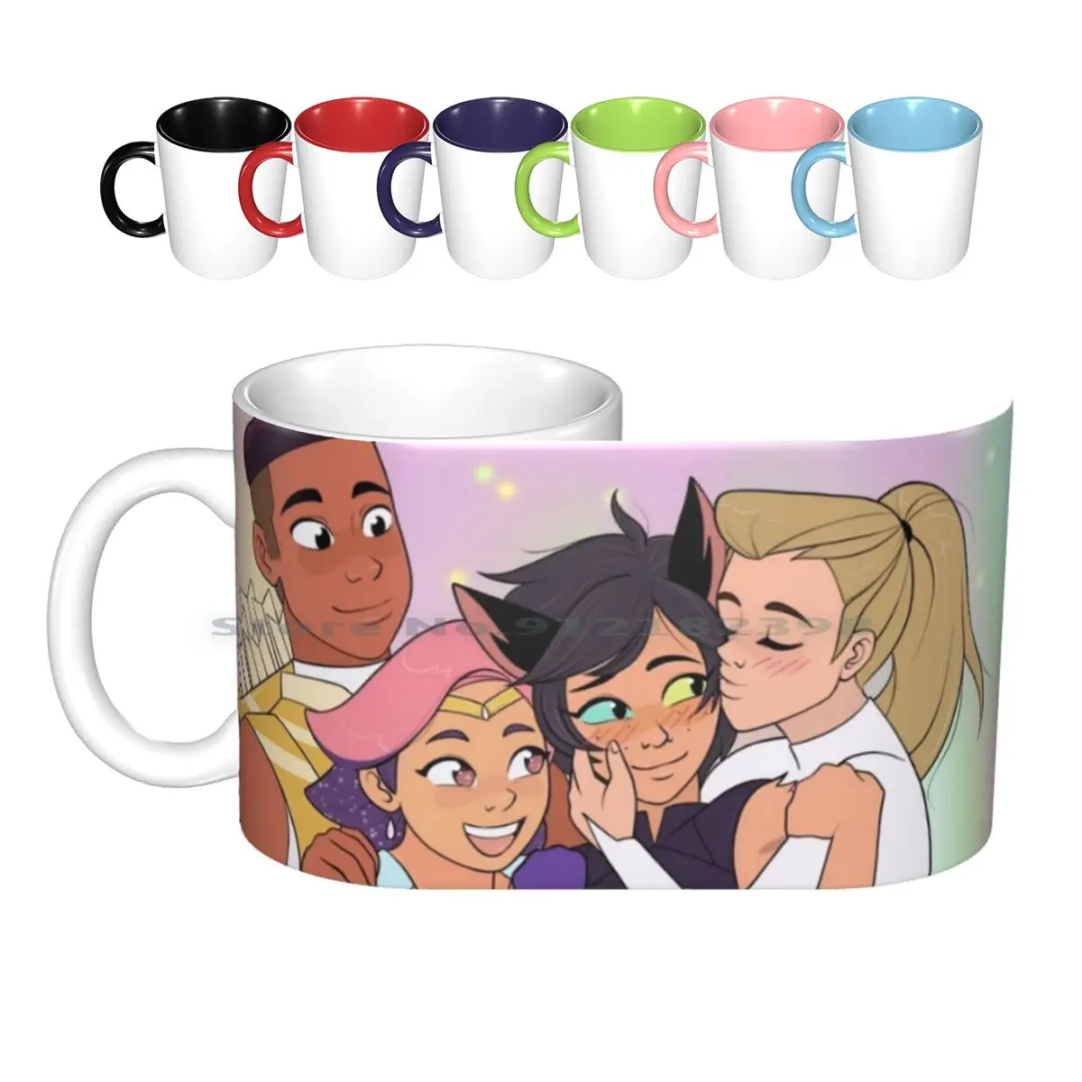 Best Friends Squad 2.0 Ceramic Mugs Coffee Cups Milk Tea Mug Shera She Ra Shera And The Princesses Of Power Spop Catradora