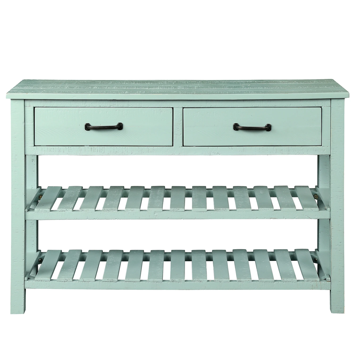 Three Colors Console Table Sofa Table Console Tables for Entryway Hallway Bathroom Living Room with Drawers and 2 Tiers