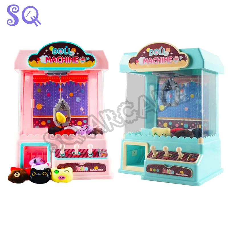 Vending Machine Electronic Claw machine for Children Catcher Alarm DIY doll house coins small Dispenser Gift children's Toys