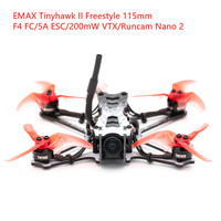 EMAX Tinyhawk II Freestyle 115mm 2.5inch With F4 ESC 200MW Runcam Nano 2 RC FPV Racing Drone BNF Version Frsky Compatible