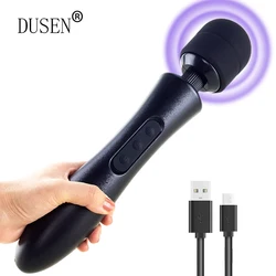 Powerful Magic Wand Vibrator for Women Big AV Body Massager G Spot Clitoris Stimulator USB Charging Adult Sex Toys for Woman