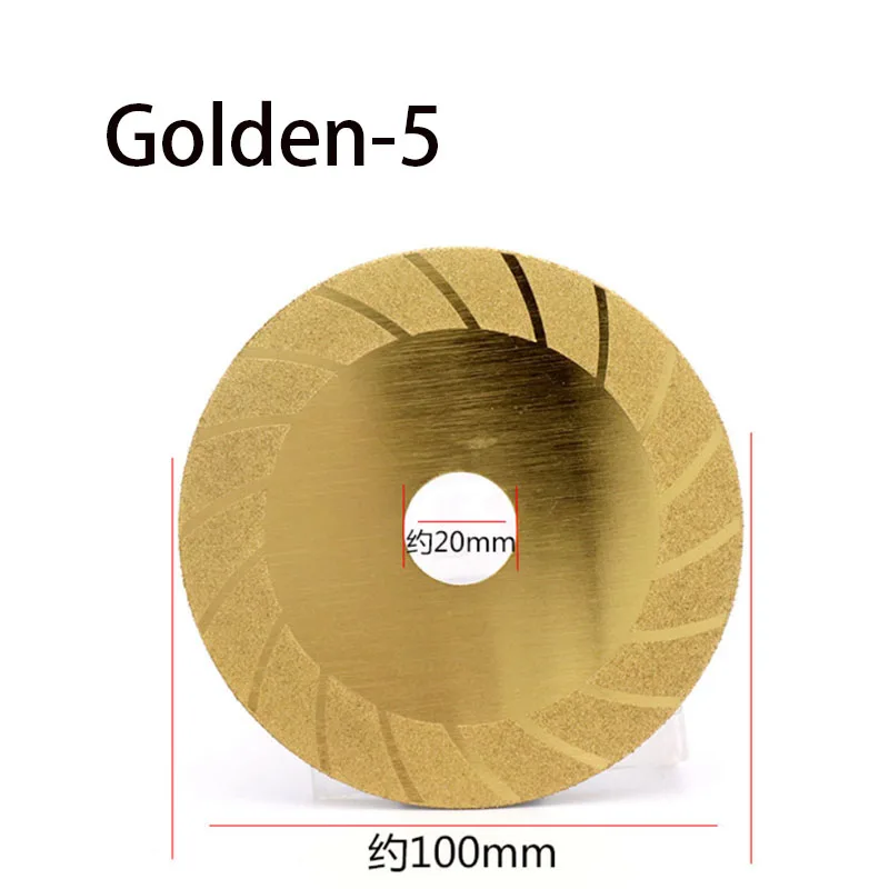 1 pçs 4 "100mm diamante viu lâminas de corte moagem moagem mármore folha ângulo moedor/vidro polimento discos corte