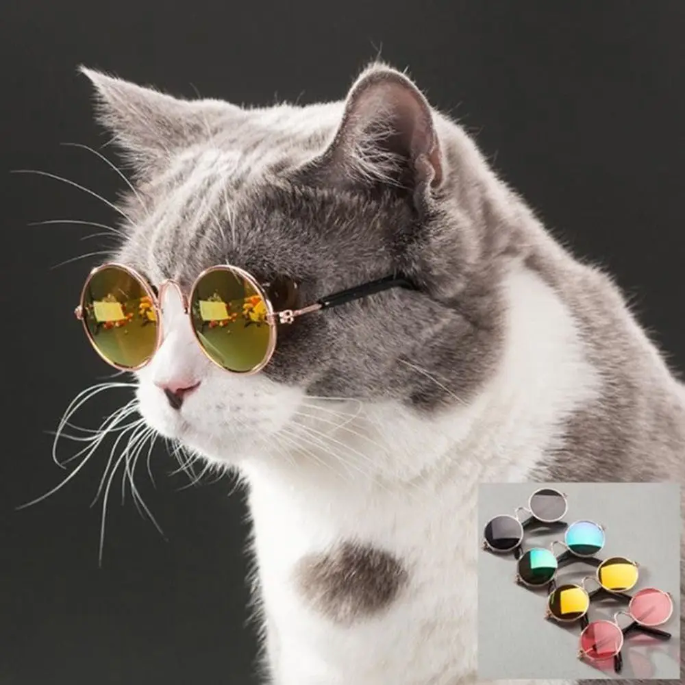 Lovely Pet Cat Glasses Dog Pet Product Colorful Glasses for Kitty Puppies Toy Eye-Wear Sunglasses Photos Props Pet Accessoires