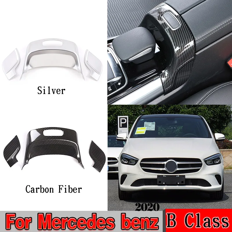 

Для Mercedes Benz B GLB класса W247 X247 2020 АБС-пластик интерьера центральный подлокотник-ящик переключатель кнопка рамка крышка Накладка аксессуары